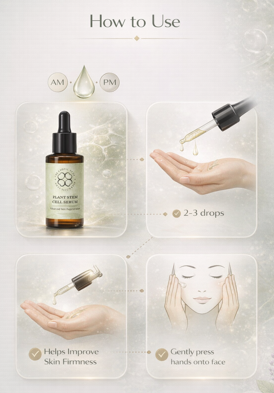 STEM CELL SERUM 1% Peptide & Centella Asiatica — The Exotic Veda